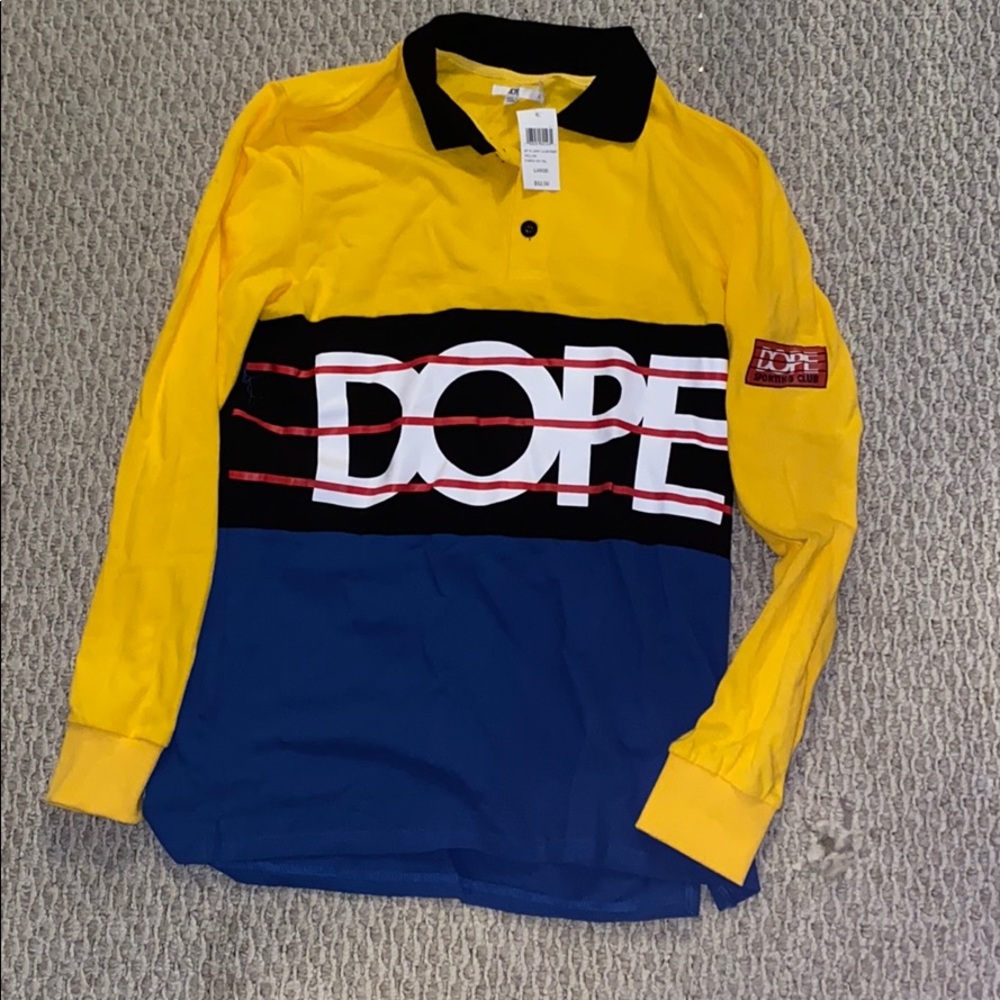 Dope collard shirt